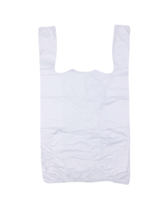 8"X4"X15" 1/10 BBL 14 microns Clear Natural Color T-shirt Bags (Unprinted) Clear Packed 1500 /cs