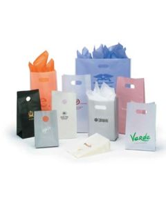 Frosted Hi-D Die Cut Bags 5-1/2x3-1/4x8-1/4