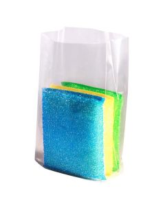 5x2x12" 2 mil Clear Gusseted Poly Bags Packed 1000/cs
