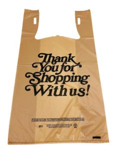 Kraft Thank You T-Shirt Bag