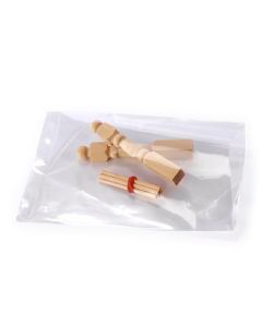   2x3" 1.5 mil Clear Layflat Poly Bags Packed 1000/cs
