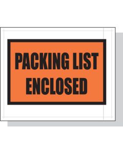 4.5X5.5 1000/CTN Printed Packing List Envelopes 