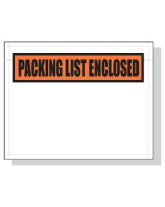 7X5.5 1000/CTN Printed Packing List Envelopes 
