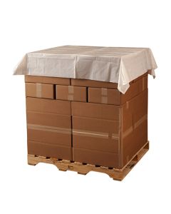 WHT PLT TOP 60X60 175/RL White Poly Sheeting / Pallet Top Sheets 2 mil