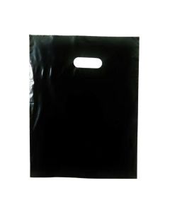 12x7x22" 45 GSM Green Non-Woven Reusable T-Shirt Bag 100/cs
