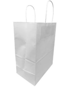 16"x6"x12" 74 LB Weight basis (110 GSM strong) Twisted Handle. Packed in cases. Earth Friendly Paper Bags. Minimum 40% Recycled Content To Meet Most U.S. Recycled Paper Bag Requirements. Strong Twisted Paper Handles. Kraft/Natural Packed 250 /cs
