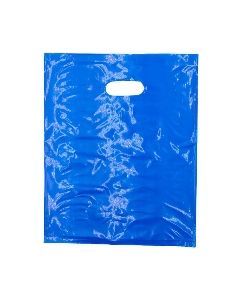16x8x30" 45 GSM Green Non-Woven Reusable T-Shirt Bag 100/cs