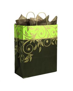 Color Twisted Handle Shopping Bags