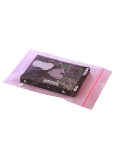 2.5X3X004 1000/CTN Reclosable Pink Antistatic Bags 4 mil