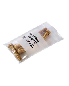 Reclosable Bags with White Block - 4 Mil
