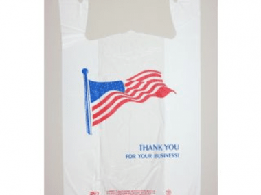 American Flag Printed T-Sacks