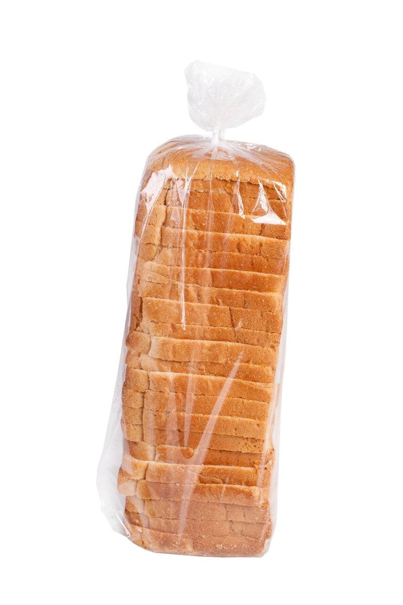 8 x 3 x 20 1 mil Clear 1.5# Bread Bag LDPE 1000/Case