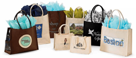 16 x 6 x 13″ Brown Canvas Shopping Bag – Price Per Case (Packed 50/case)