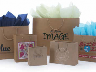 Kraft Paper Bags with Jute Handles