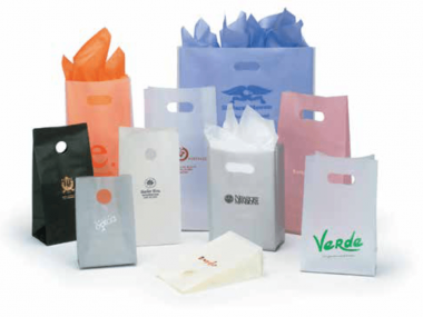 Frosted Die Cut Bags