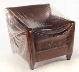 50″ (opening) x 45″ 1 mil Clear LDPE Covers a 26″ Chair Packed 300/Roll
