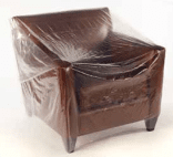 90″ (opening) x 45″ 1 mil Clear LDPE Covers a 56″ Chair Packed 165/Roll