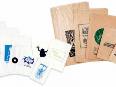 Custom Recycled Natural Kraft Paper Merchandise Bags