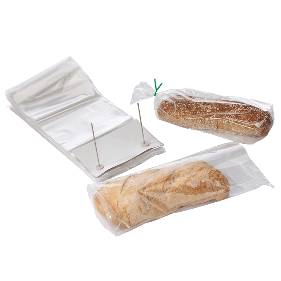 9 x 15 + 2.5″ Bottom Gusset 1 mil Clear LDPE Wicketed Bread Bag Packed 250/Wicket and 1,000 Bags/Case